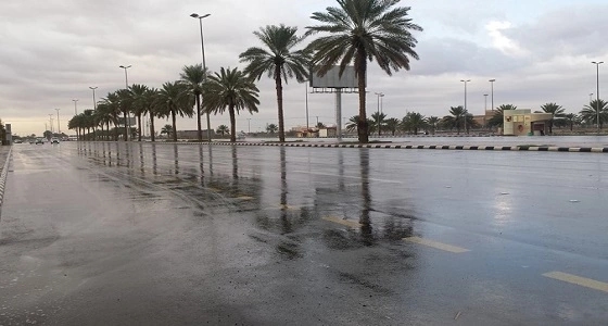 أمطار على محافظة محايل