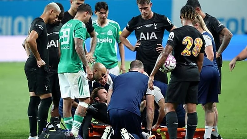 إصابة ماديسون لاعب توتنهام بقطع في الرباط الصليبي