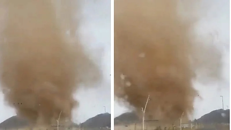 دولاب هوائي يضرب قرية سمر بمرتفعات الشبحه .. فيديو