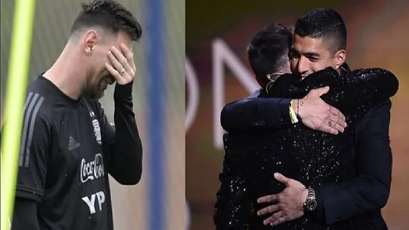 "سواريز" يروي معاناة "ميسي" في النادي الفرنسي