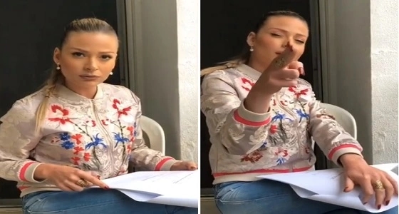 بالفيديو.. فنانة شهيرة تطلق النار على جمهورها