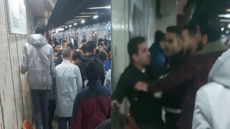 اندلاع شجار عنيف بين فتاة وشاب