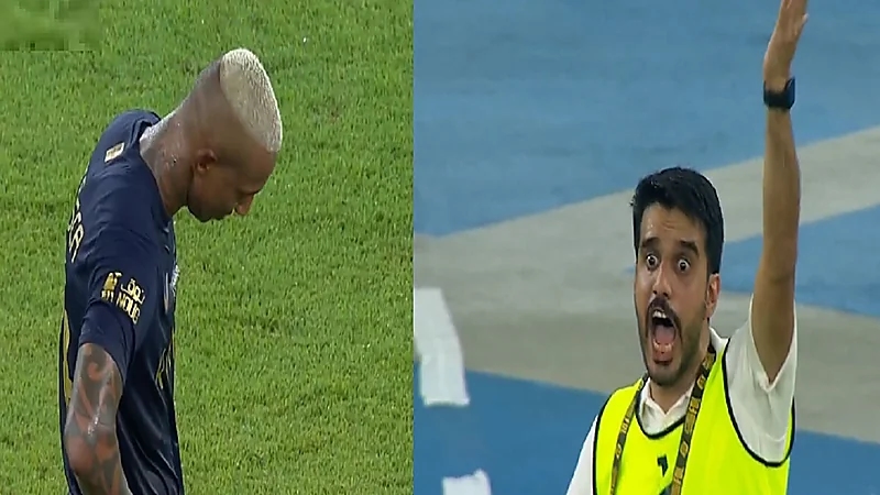 صرخة مدرب أحد على تدخل تاليسكا العنيف .. فيديو