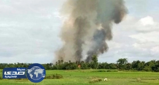 جيش بورما يتهم " الروهينجا " بإحراق منازلهم