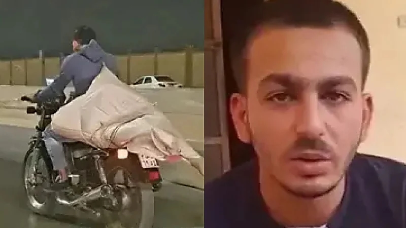 صاحب صورة جثة على دراجة نارية: اتهموني بالقتل والصورة لـ مانيكان