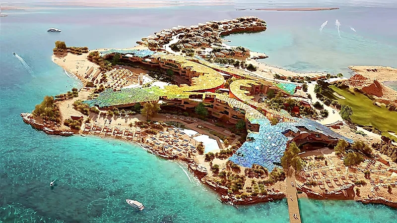تعرف على جزيرة "سندالة" في نيوم التي تحدث عنها ولي العهد.. فيديو