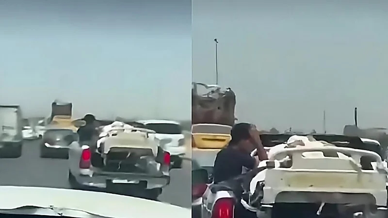 نقل مريض في ظروف خطيرة بسيارة ونيت هايلوكس يثير ضجة.. فيديو