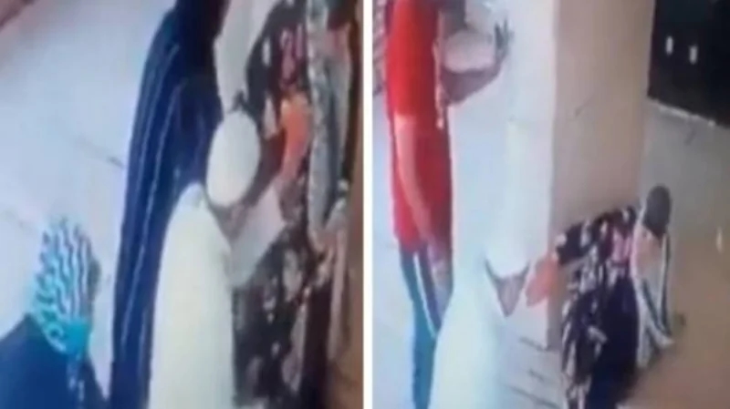 شاهد.. امرأتان تسرقان هاتف مسن بحيلة ماكرة