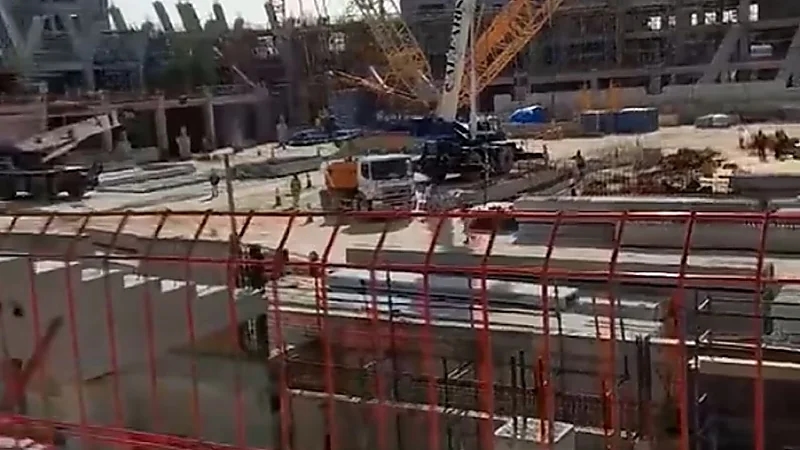 تطور أعمال البناء في مشروع استاد أرامكو .. فيديو