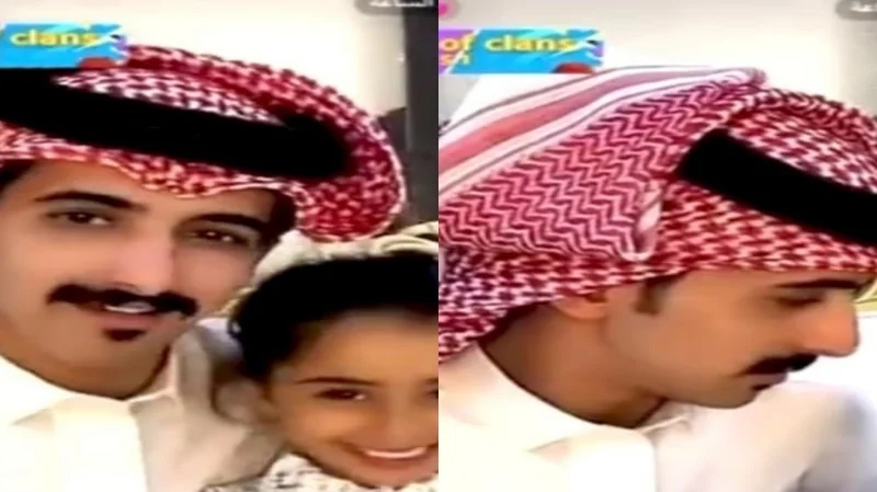 شاهد.. طفلة تُعاتب والدها لظهوره مع فتاة آخرى