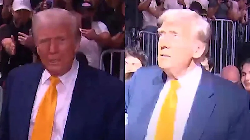 ترحيب حار بترامب خلال حضوره نزال UFC برفقة أحفاده .. فيديو