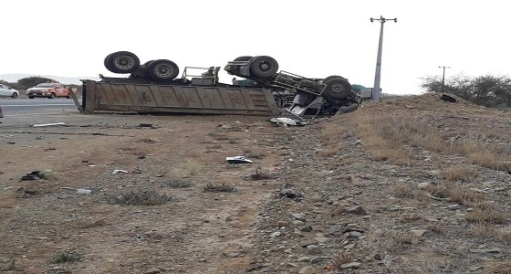 وفاة وإصابة 8 أشخاص من أسرة واحدة في حادث مروع بجازان