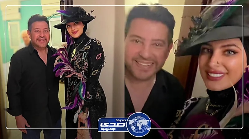 لقاء بين هاني شاكر وسيدة أعمال في لبنان..فيديو
