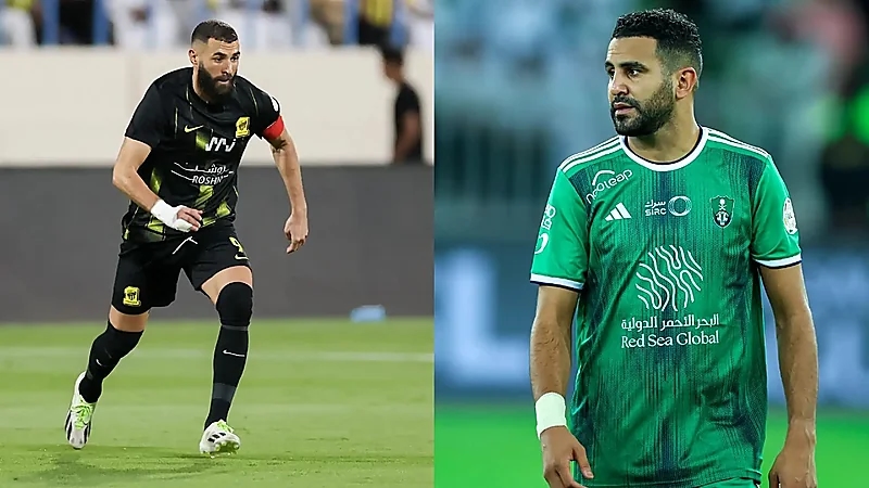 رياض محرز: بنزيما من الأفضل في العالم