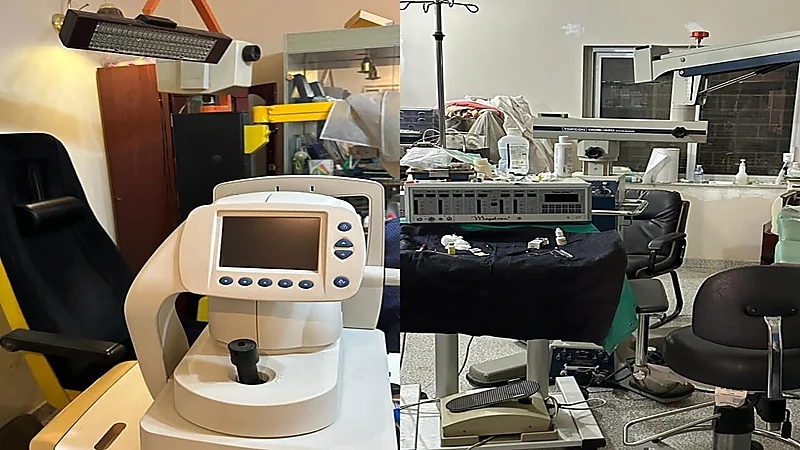 ضبط وافد يزاول مهنة طب العيون بدون ترخيص بالمدينة المنورة .. صور