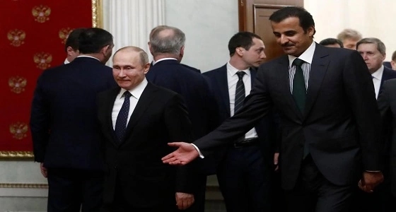 " بوتين يكرش تميم " .. صفعة جديدة في وجه قطر