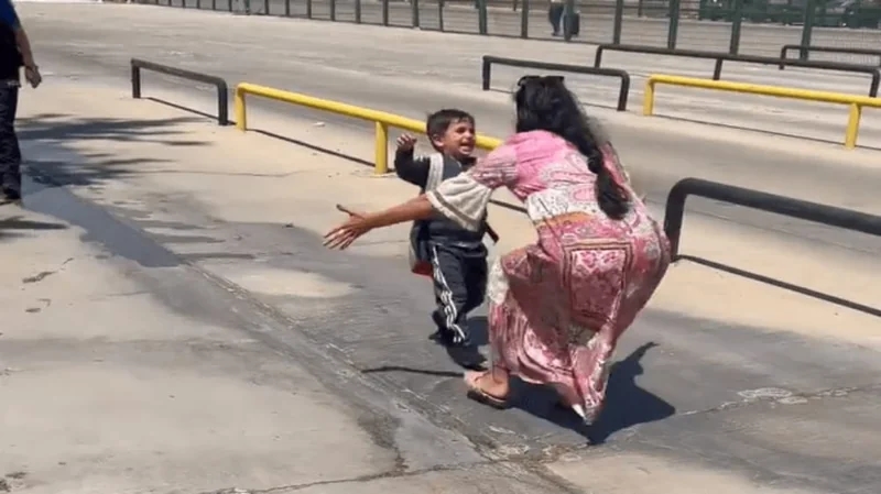 بالفيديو.. لقاء أحلام العجارمة بابنها بعد 20 يومًا من اختطافه