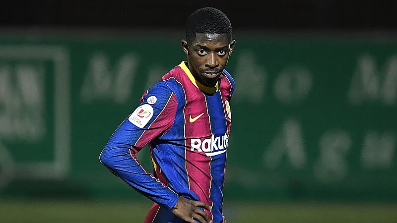 برشلونة يسعى لحرمان "ديمبيلي" من كأس العالم 2022