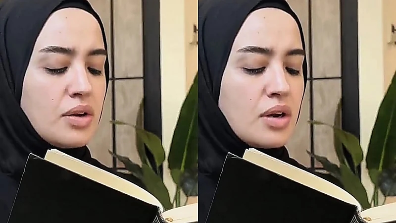 بالحجاب وتلاوة عذبة: نينا عبد الملك تظهر لأول مرة بعد الاعتزال.. فيديو