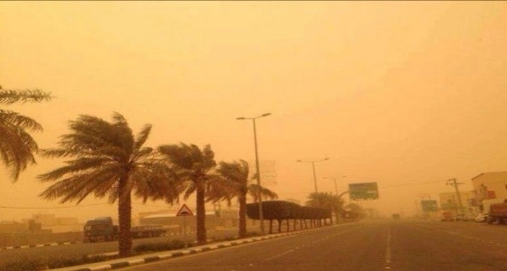 إنعدام الرؤية بسبب الأتربة في الشرقية