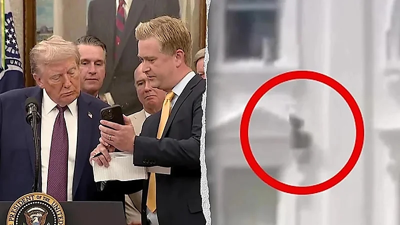 تعليق ترامب على واقعة سقوط جسم غريب من نافذة البيت الأبيض