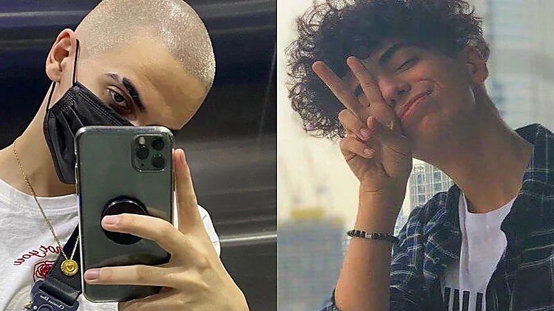 شاهد..دايلر بمحل الحلاقة بعد خروجه من السجن