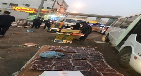 ضبط 25 عاملا مخالفا ومصادرة بضائع خلال حملات بالرياض