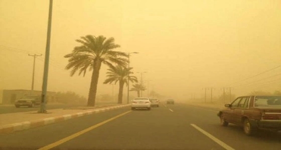 الإنذار المبكر: رياح نشطة وأتربة تضرب العاصمة المقدسة