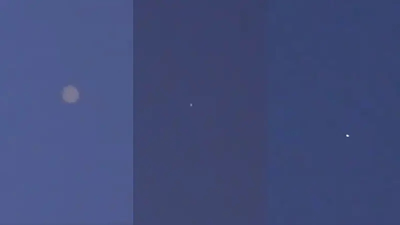 فيديو يرصد مرور الصاروخ الصيني بأجواء الجوف