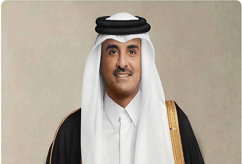 أمير قطر يتلقى اتصالًا هاتفيًا من الرئيس الأمريكي