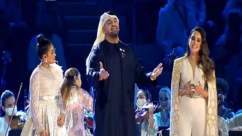 بالفيديو .. "الجسمي" و"محمد عبده" يبدعان في حفل "إكسبو 2020 "