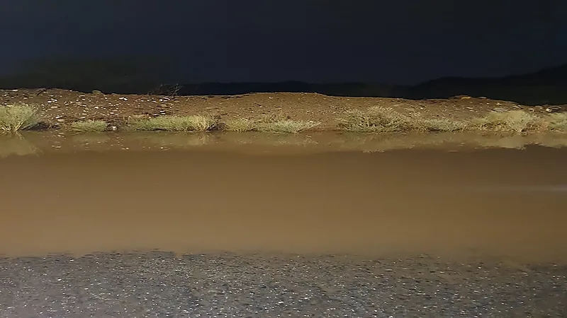 شاهد.. هطول أمطار غزيرة في مكة المكرمة