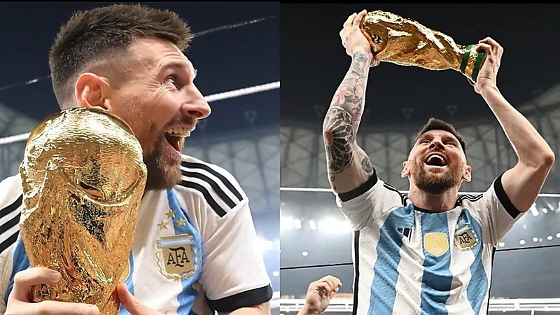 ميسي يحطم الأرقام القياسية بكأس عالم "مزيف"