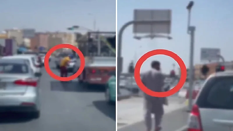 بالفيديو.. ضبط متسولين استعطفوا المارة بالرياض