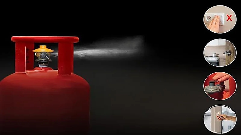 الدفاع المدني يوضح كيفية التصرف عند تسرب الغاز