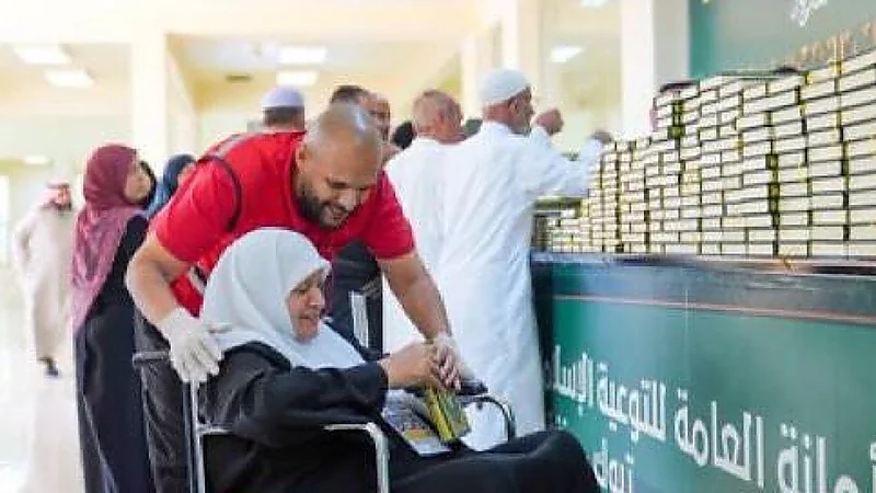 مدينة الحجاج بمنفذ حالة عمار تودع ضيوف الرحمن .. صور