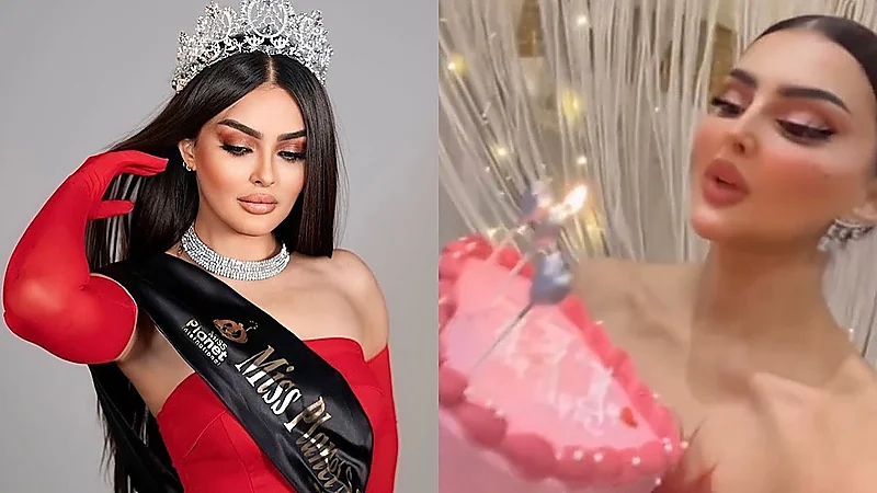 ملكة جمال المملكة تحتفل بعيد ميلادها بإطلالة مميزة وجذابة   .. فيديو