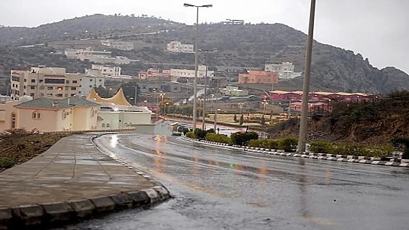 أمطار متفرقة وعواصف رعدية في الباحة... بالفيديو