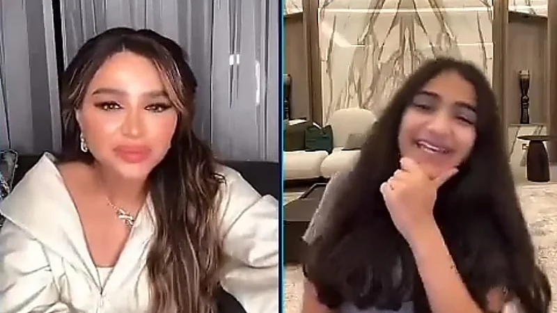 ابنة نهى نبيل تنتقد قصيدتها في بث مباشر..فيديو