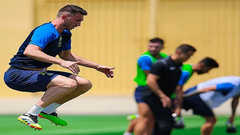 محترف النصر أوسبينا يستعد لمواجهة الفيحاء