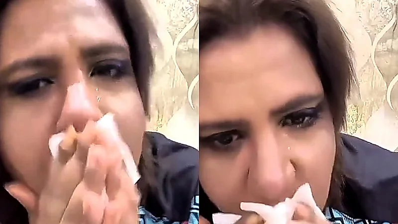 ريم البلوشي تختنق بالأكل أثناء البث والجمهور يعلّق:عين وصابتك .. فيديو