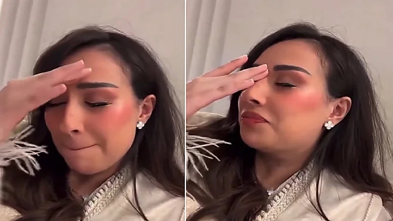 تأثر فرح الهادي من نهاية مسلسل شارع الأعشى .. فيديو