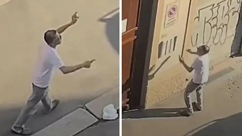فيديو لزوج مصري في ميلانو يطلق زوجته "بالثلاثة" علنًا وسط الشارع