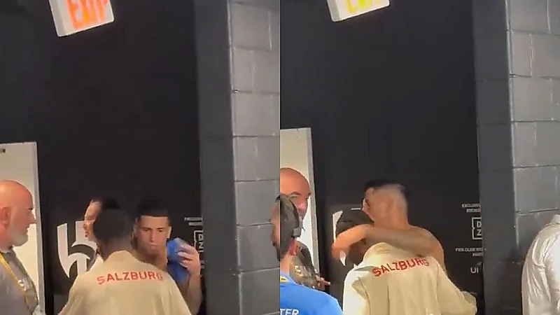 لاعب سالزبورغ ينتظر كانسيلو للحصول على قميصه والأخير يحتضنه  .. فيديو