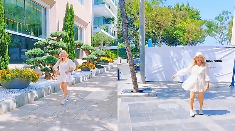 نادية الجندي بإطلالة شبابية لافتة في عمر الـ80 .. فيديو