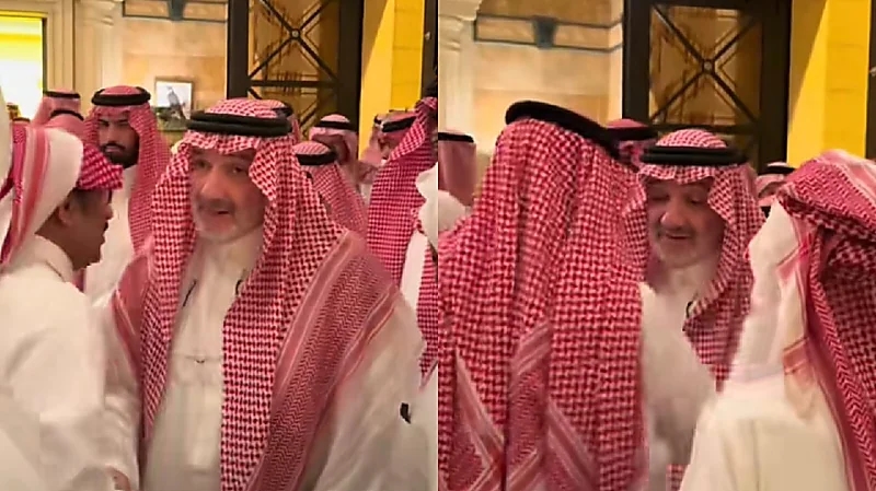 الأمير خالد بن طلال يستقبل المعزين في وفاة نجله الوليد .. فيديو