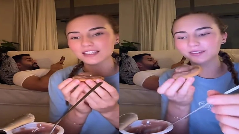 فيديو عفوي لـ أبو خلف وزوجته البريطانية