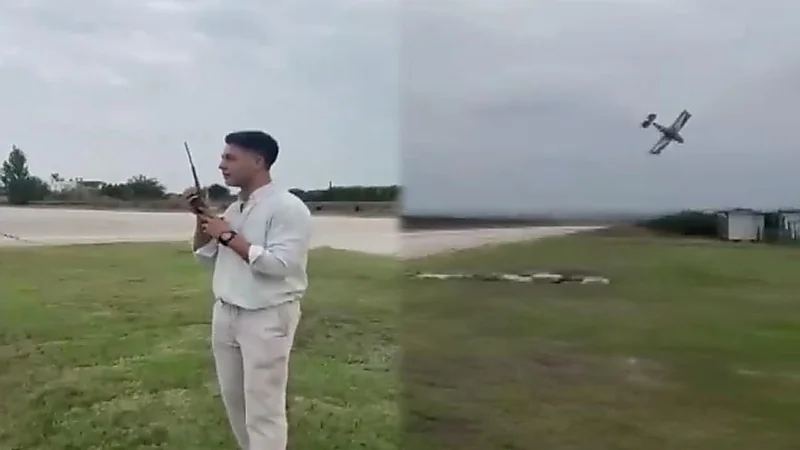 عرض زواج من السماء ينتهي بسقوط طائرة وكارثة في تركيا!..فيديو