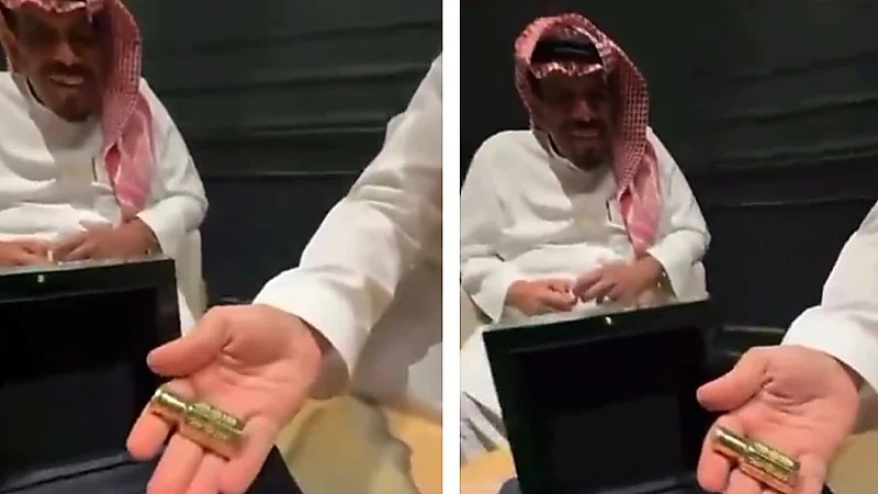 دخون الإماراتية تكافئ أول عملائها بهدية فاخرة من الذهب .. فيديو