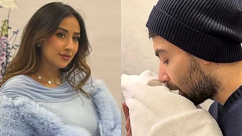 فرح الهادي تستقبل مولودها الثاني نوح وتوجه رسالة مؤثرة لزوجها .. فيديو